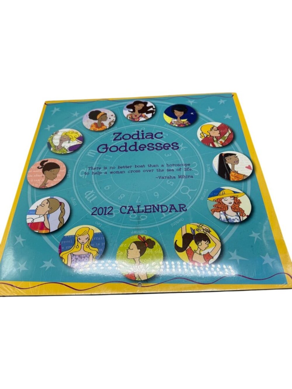 Zodiac Goddesses 2012 Calendar By Brush Dance Sealed Wrap Astrology Art READ